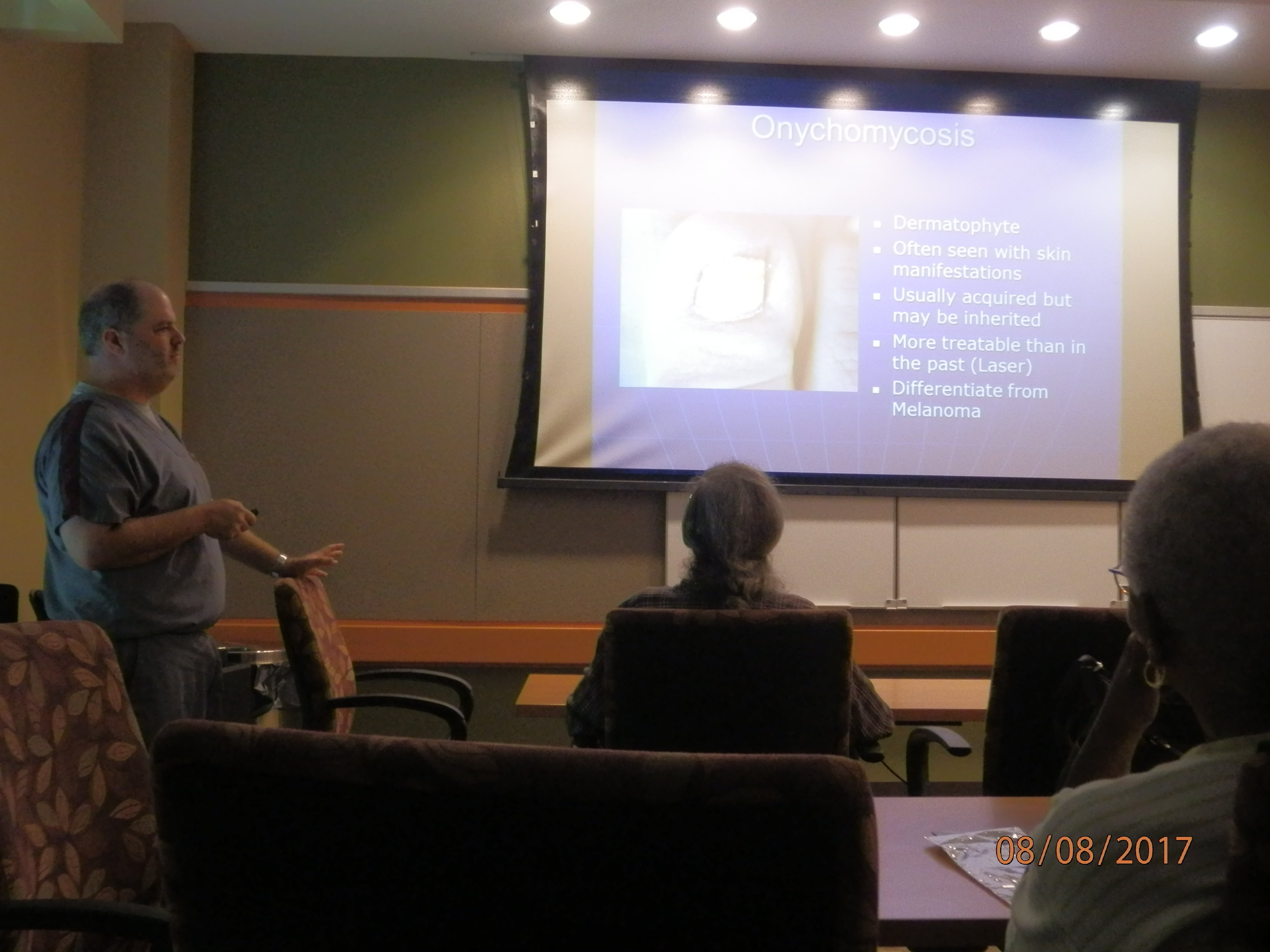 Dr Barber lecturing image 2